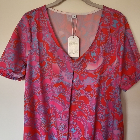 NWT Made With Love Floral Mumu Coverup Dress Small - Picture 2 of 9